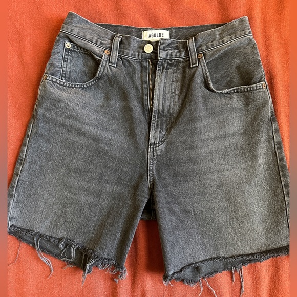 Agolde 90’s Pinch Waist Shorts in Paranormal size 26 - Picture 12 of 16